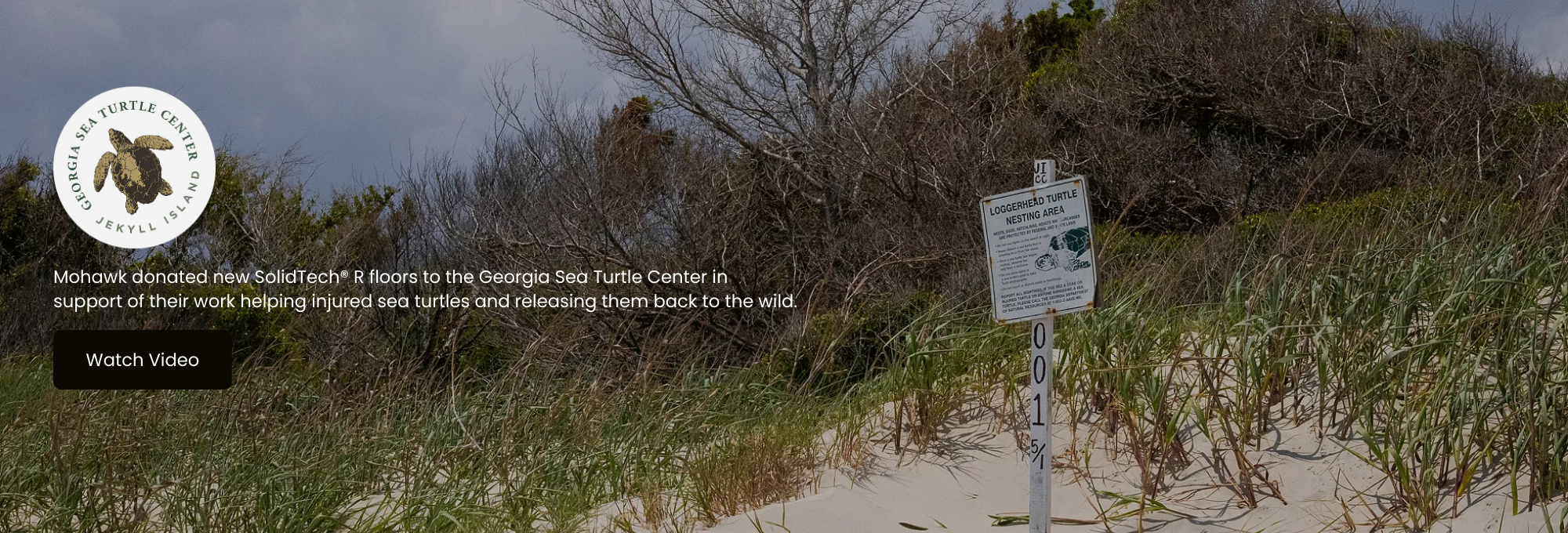 Mohawk donated SolidTech R Floors to Georgia Sea Turtle Center